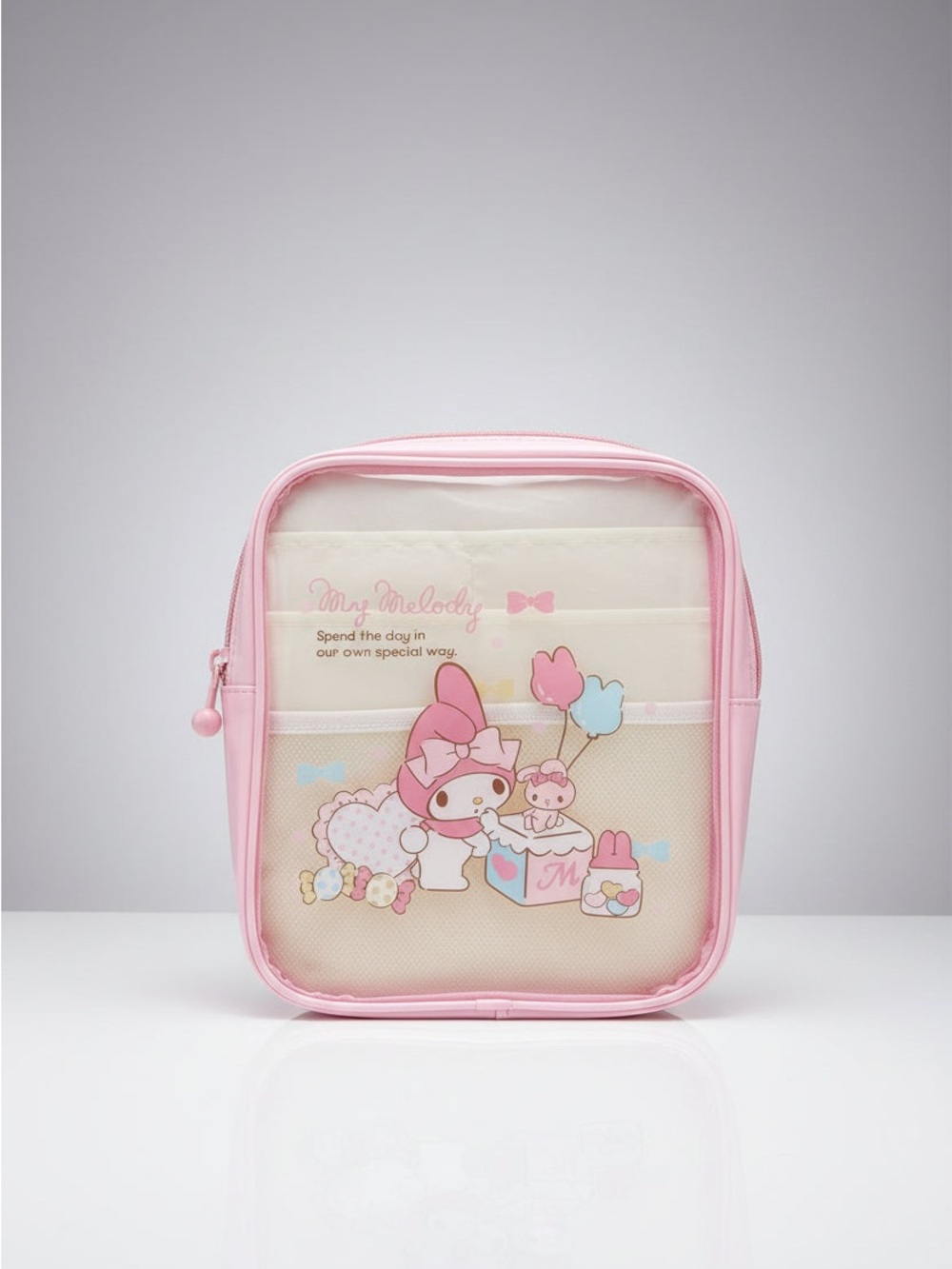 My Melody Pink Kids Clear Cosmetic Bag